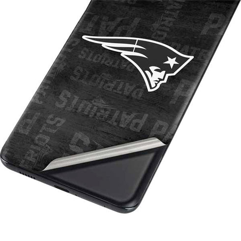 NFL New England Patriots Black & White Galaxy S21 Plus 5G Skin